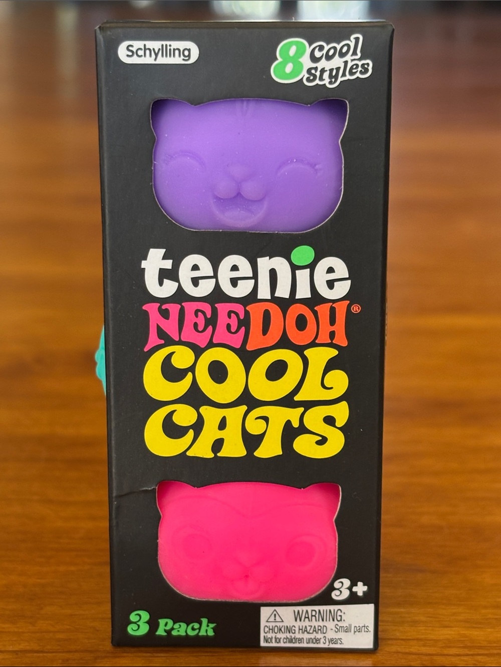 TEENIE NEEDOH COOL CATS 3 PACK SCHYLLING New In Box Viral Squishy Squishie Cat 🐱